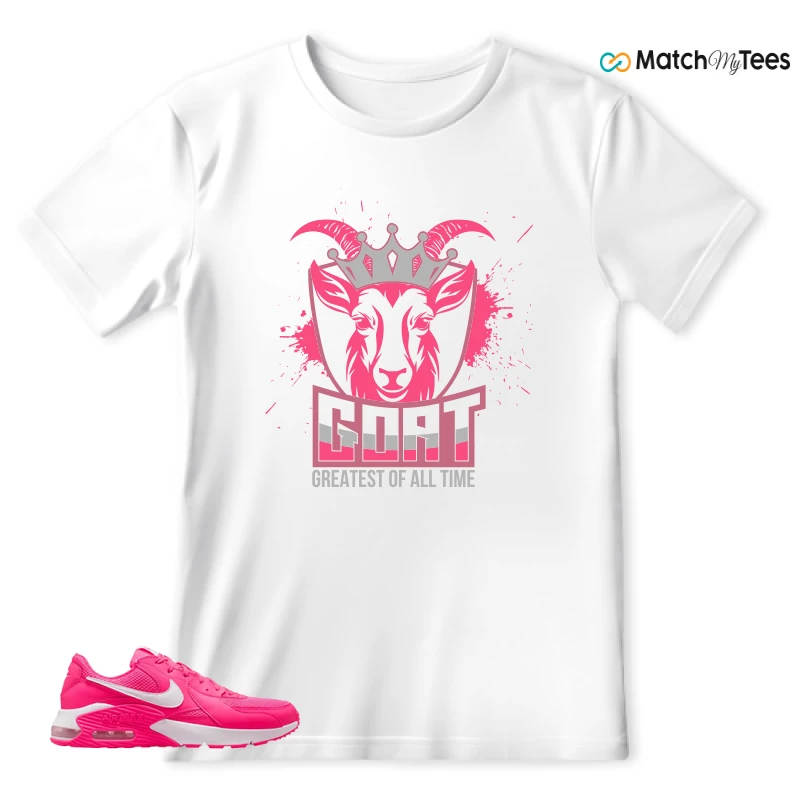 NIKE AIR MAX EXCEE BRIGHT PINK SNEAKER Matching Tees t-shirt