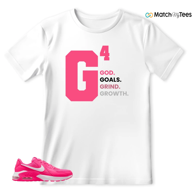 NIKE AIR MAX EXCEE BRIGHT PINK SNEAKER Matching Tees t-shirt
