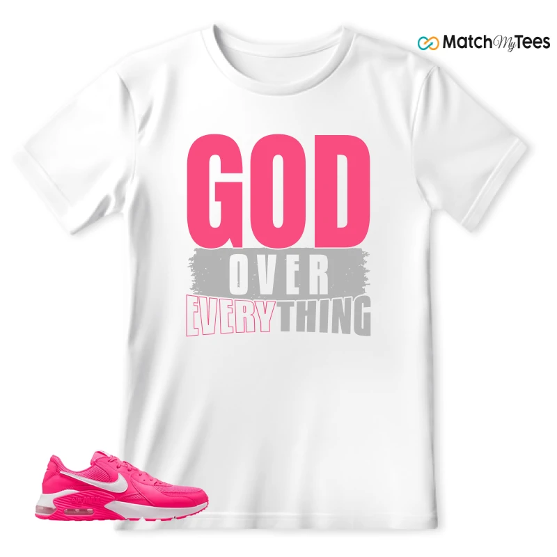 NIKE AIR MAX EXCEE BRIGHT PINK SNEAKER Matching Tees t-shirt