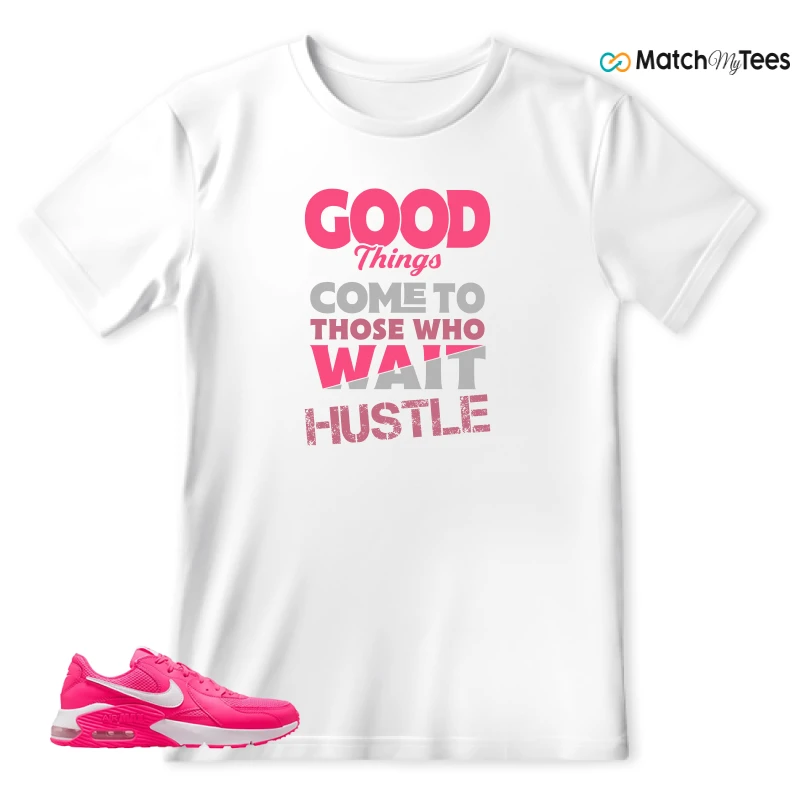 NIKE AIR MAX EXCEE BRIGHT PINK SNEAKER Matching Tees t-shirt