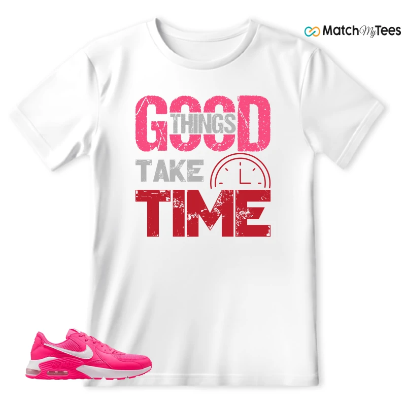 NIKE AIR MAX EXCEE BRIGHT PINK SNEAKER Matching Tees t-shirt