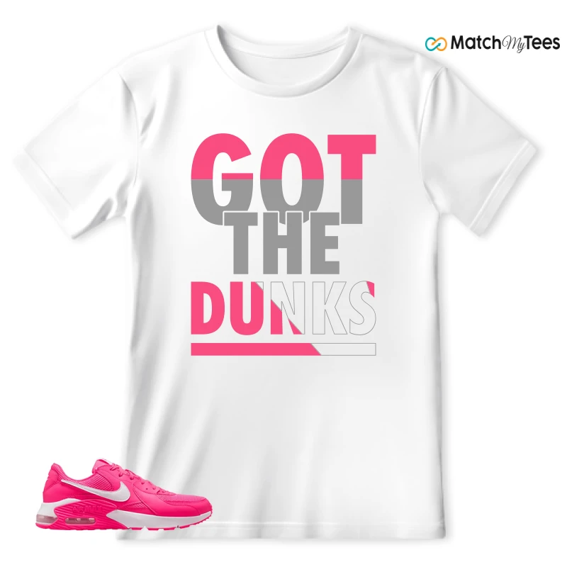 NIKE AIR MAX EXCEE BRIGHT PINK SNEAKER Matching Tees t-shirt
