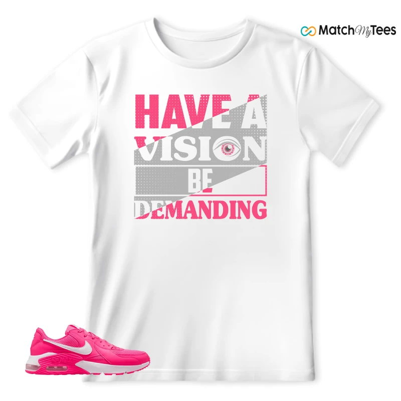 NIKE AIR MAX EXCEE BRIGHT PINK SNEAKER Matching Tees t-shirt