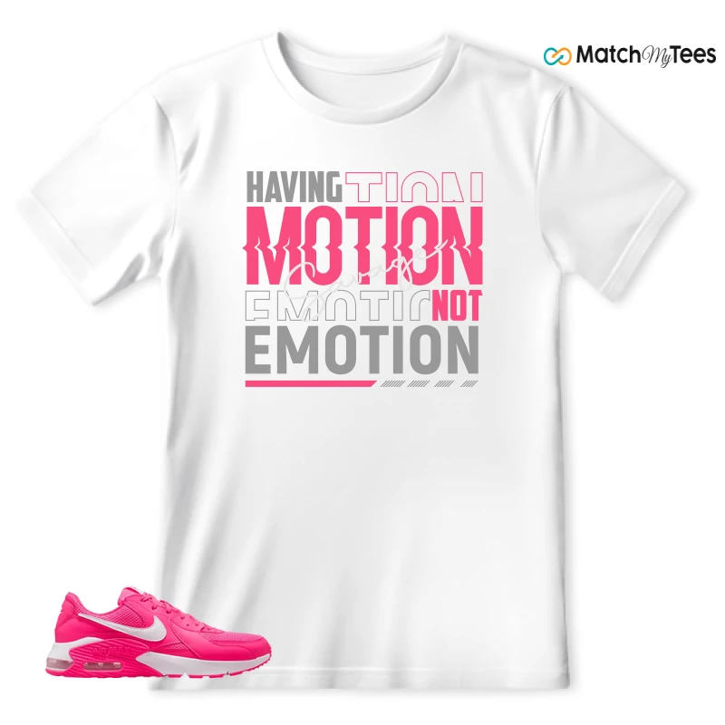 NIKE AIR MAX EXCEE BRIGHT PINK SNEAKER Matching Tees t-shirt