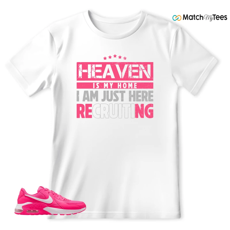 NIKE AIR MAX EXCEE BRIGHT PINK SNEAKER Matching Tees t-shirt