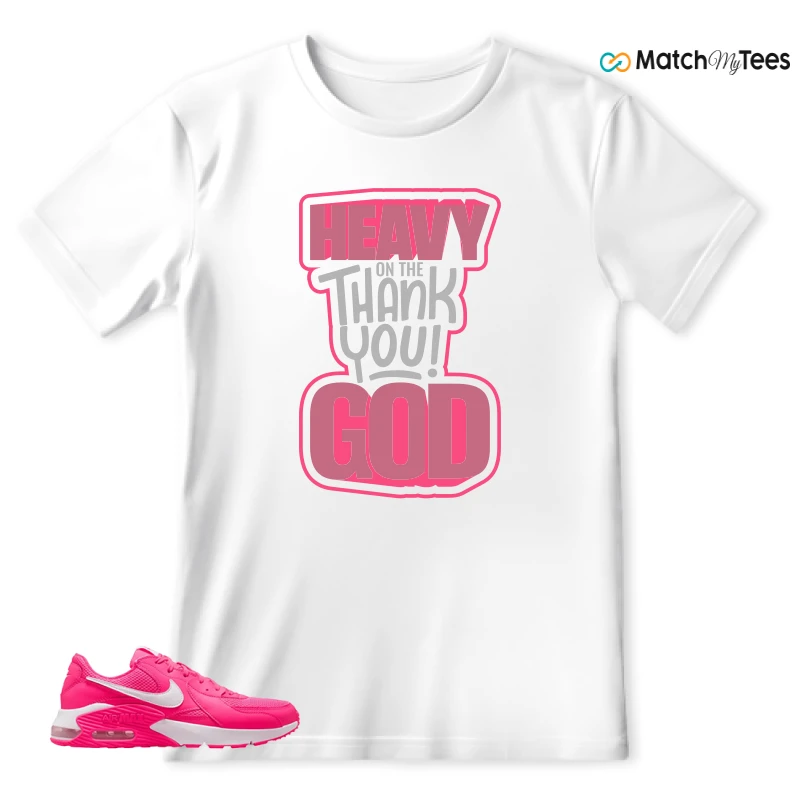NIKE AIR MAX EXCEE BRIGHT PINK SNEAKER Matching Tees t-shirt