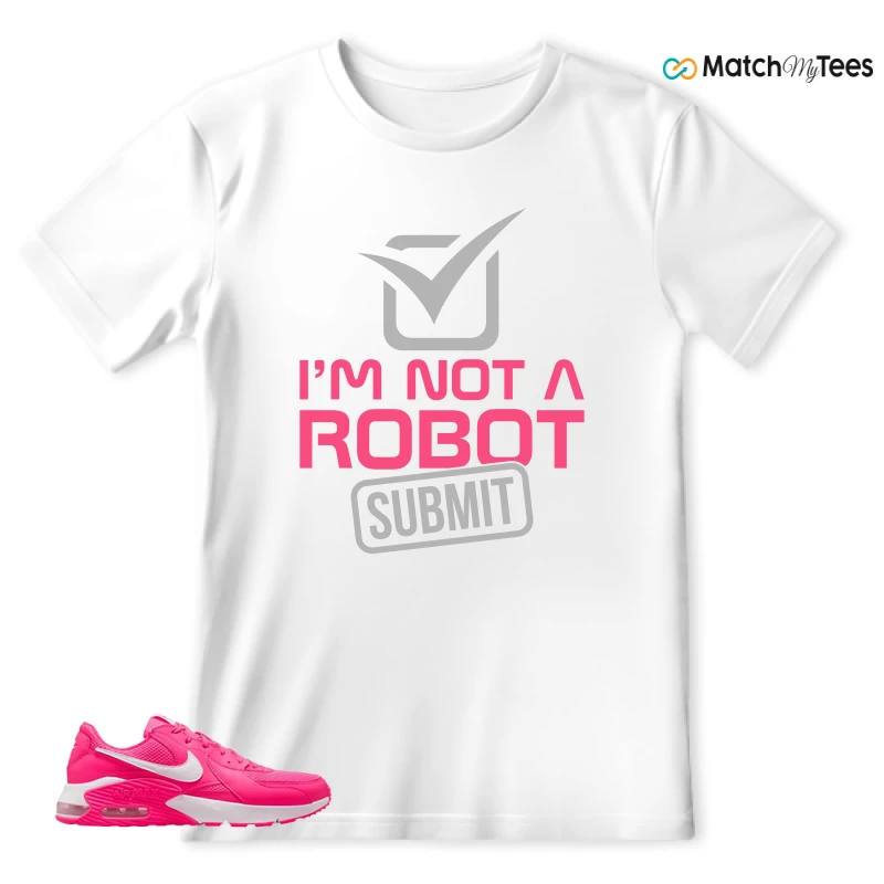 NIKE AIR MAX EXCEE BRIGHT PINK SNEAKER Matching Tees t-shirt