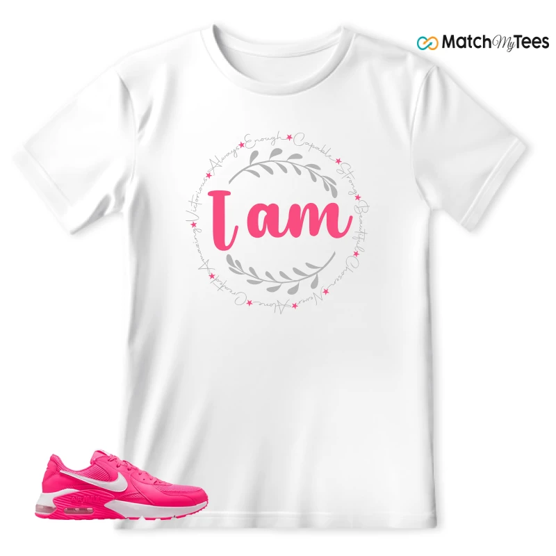 NIKE AIR MAX EXCEE BRIGHT PINK SNEAKER Matching Tees t-shirt