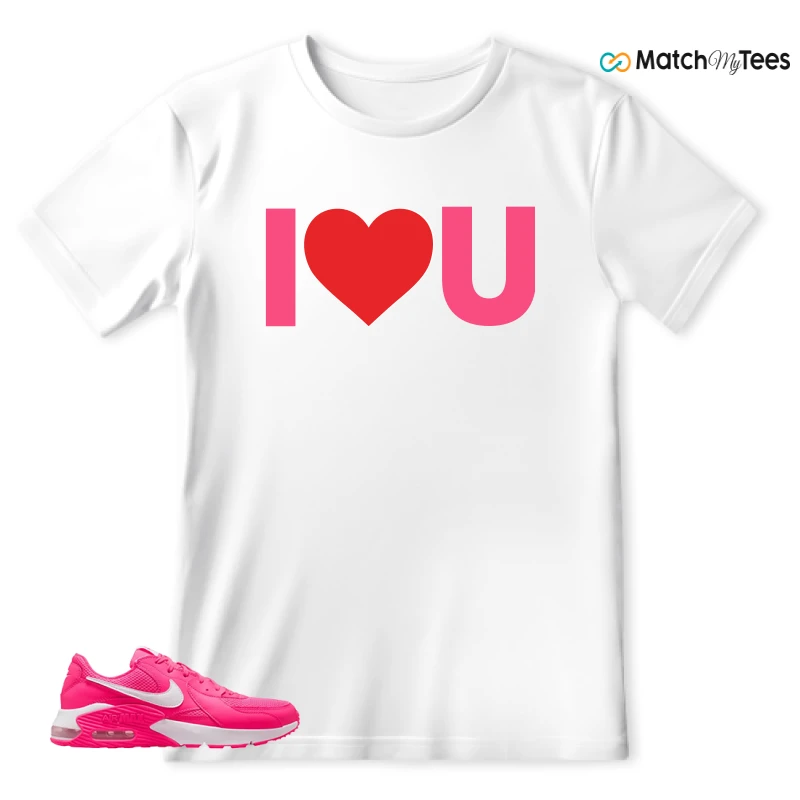 NIKE AIR MAX EXCEE BRIGHT PINK SNEAKER Matching Tees t-shirt