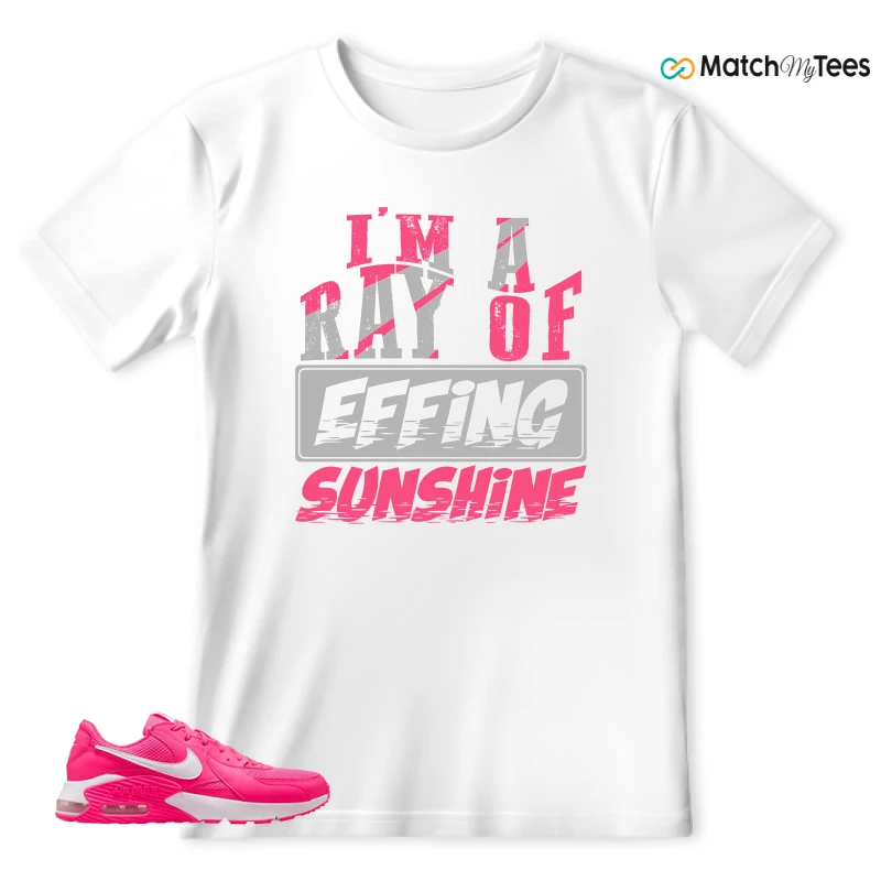 NIKE AIR MAX EXCEE BRIGHT PINK SNEAKER Matching Tees t-shirt