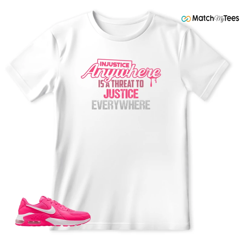 NIKE AIR MAX EXCEE BRIGHT PINK SNEAKER Matching Tees t-shirt
