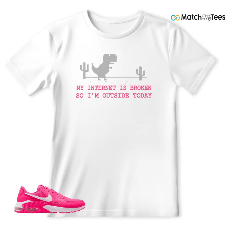 NIKE AIR MAX EXCEE BRIGHT PINK SNEAKER Matching Tees t-shirt