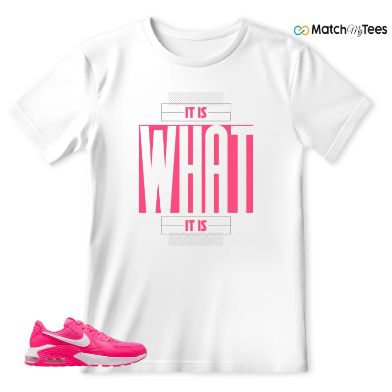 NIKE AIR MAX EXCEE BRIGHT PINK SNEAKER Matching Tees t-shirt