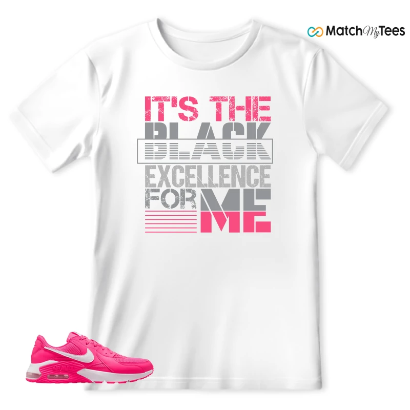 NIKE AIR MAX EXCEE BRIGHT PINK SNEAKER Matching Tees t-shirt