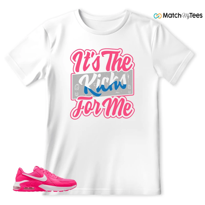 NIKE AIR MAX EXCEE BRIGHT PINK SNEAKER Matching Tees t-shirt