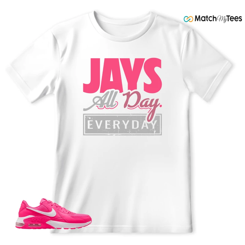 NIKE AIR MAX EXCEE BRIGHT PINK SNEAKER Matching Tees t-shirt