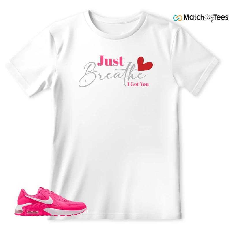 NIKE AIR MAX EXCEE BRIGHT PINK SNEAKER Matching Tees t-shirt
