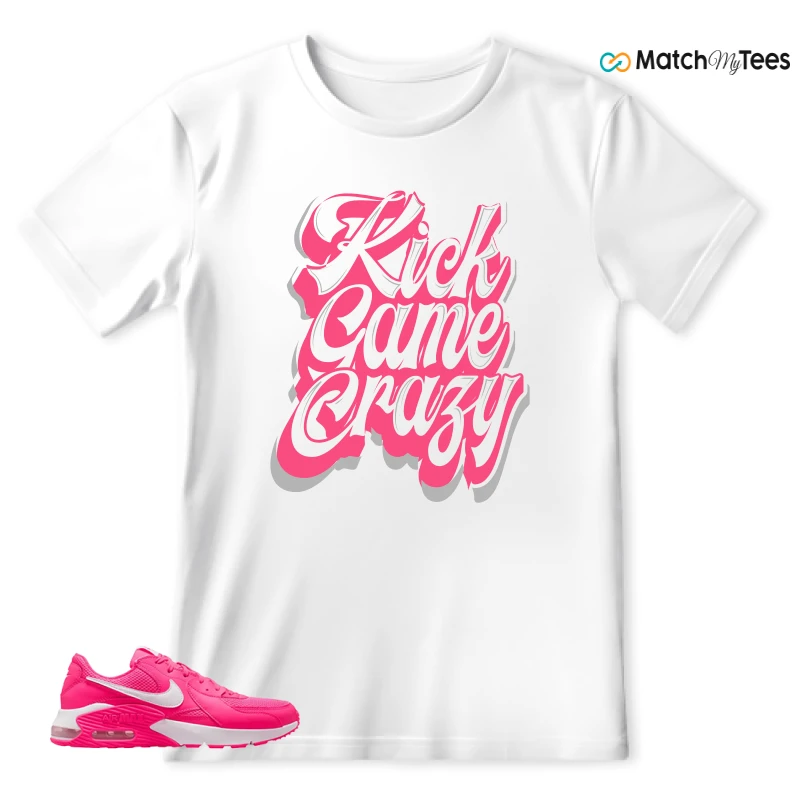 NIKE AIR MAX EXCEE BRIGHT PINK SNEAKER Matching Tees t-shirt