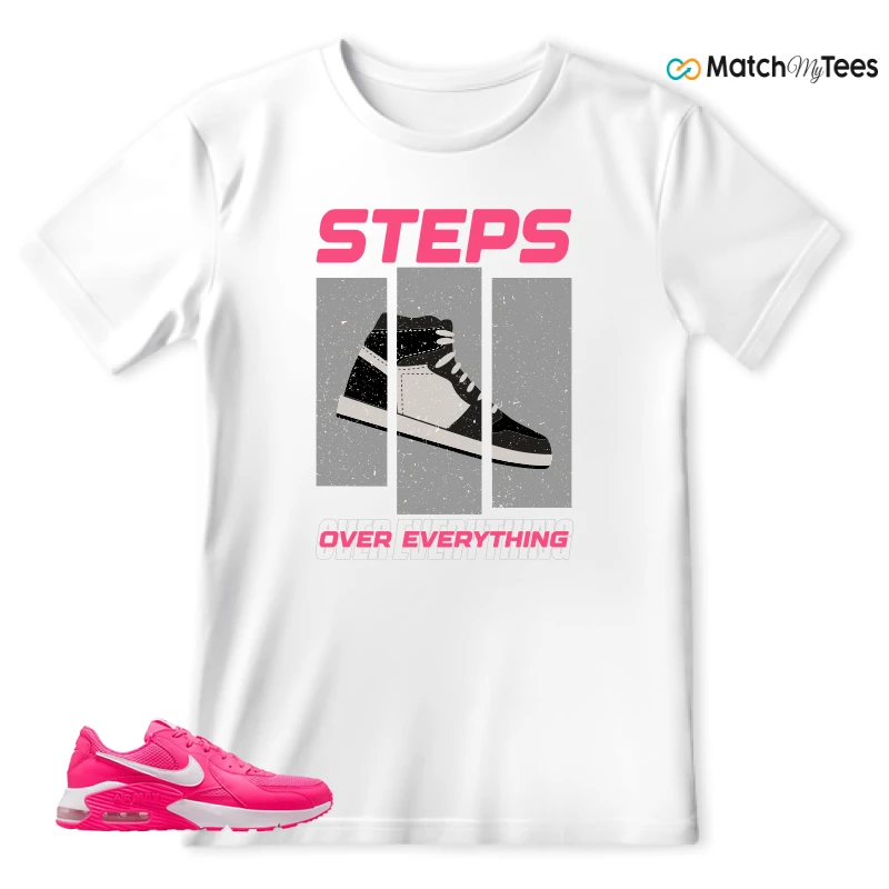 NIKE AIR MAX EXCEE BRIGHT PINK SNEAKER Matching Tees t-shirt