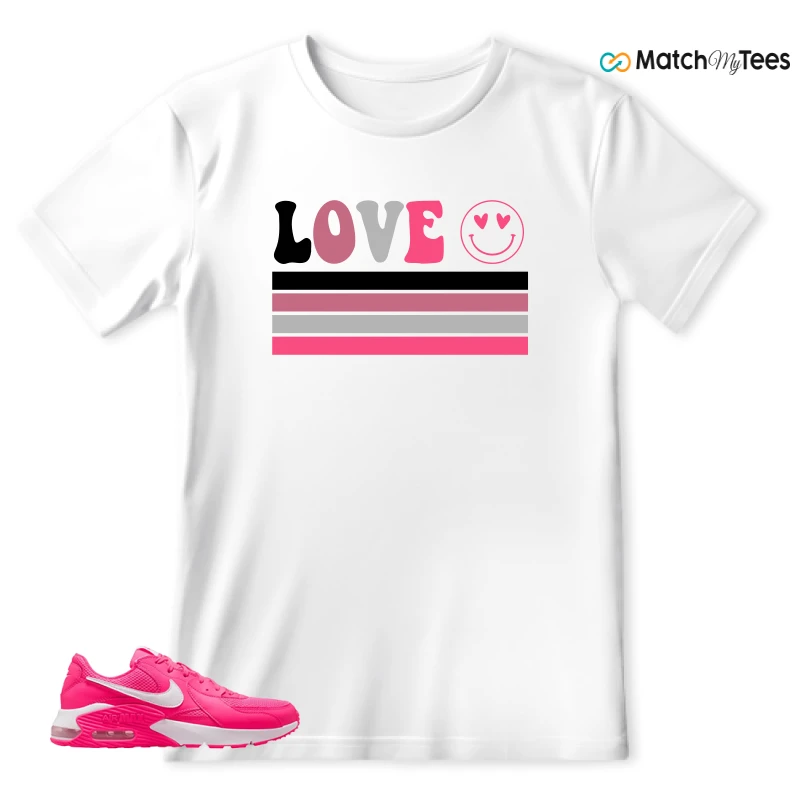 NIKE AIR MAX EXCEE BRIGHT PINK SNEAKER Matching Tees t-shirt