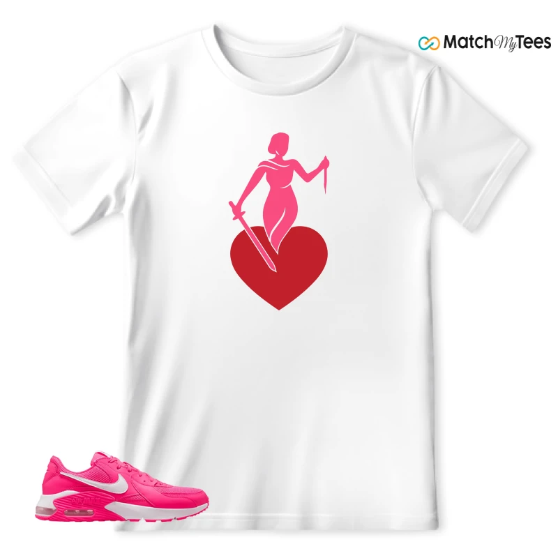 NIKE AIR MAX EXCEE BRIGHT PINK SNEAKER Matching Tees t-shirt