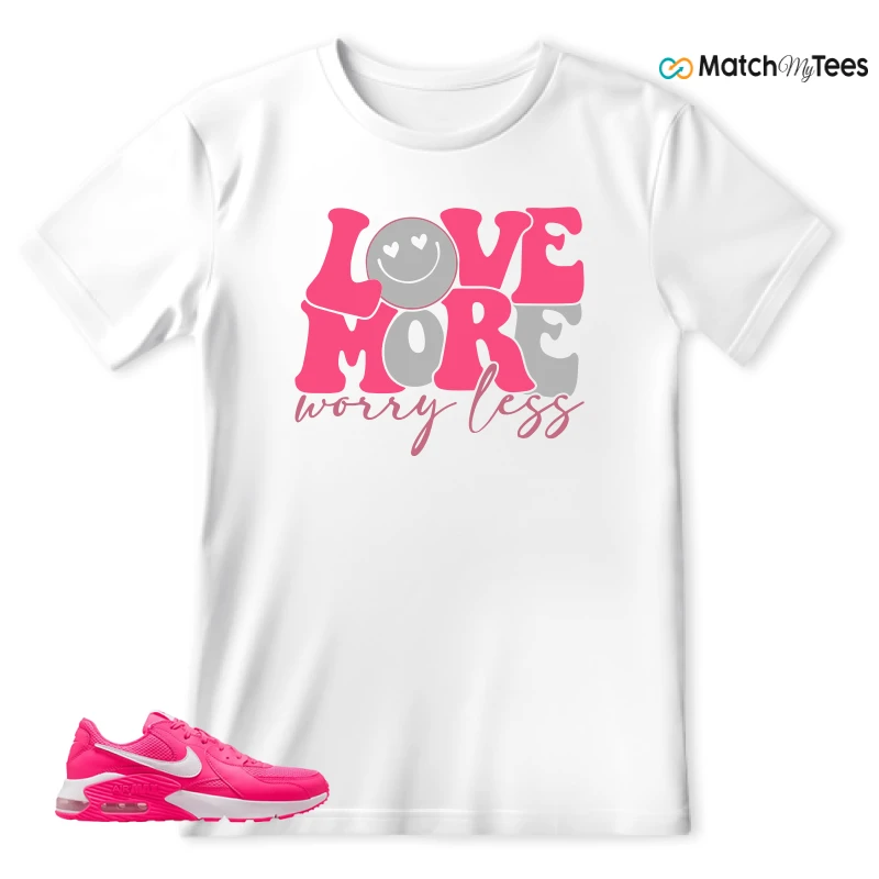 NIKE AIR MAX EXCEE BRIGHT PINK SNEAKER Matching Tees t-shirt