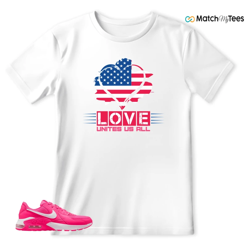 NIKE AIR MAX EXCEE BRIGHT PINK SNEAKER Matching Tees t-shirt