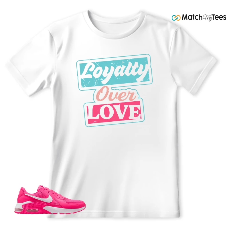 NIKE AIR MAX EXCEE BRIGHT PINK SNEAKER Matching Tees t-shirt