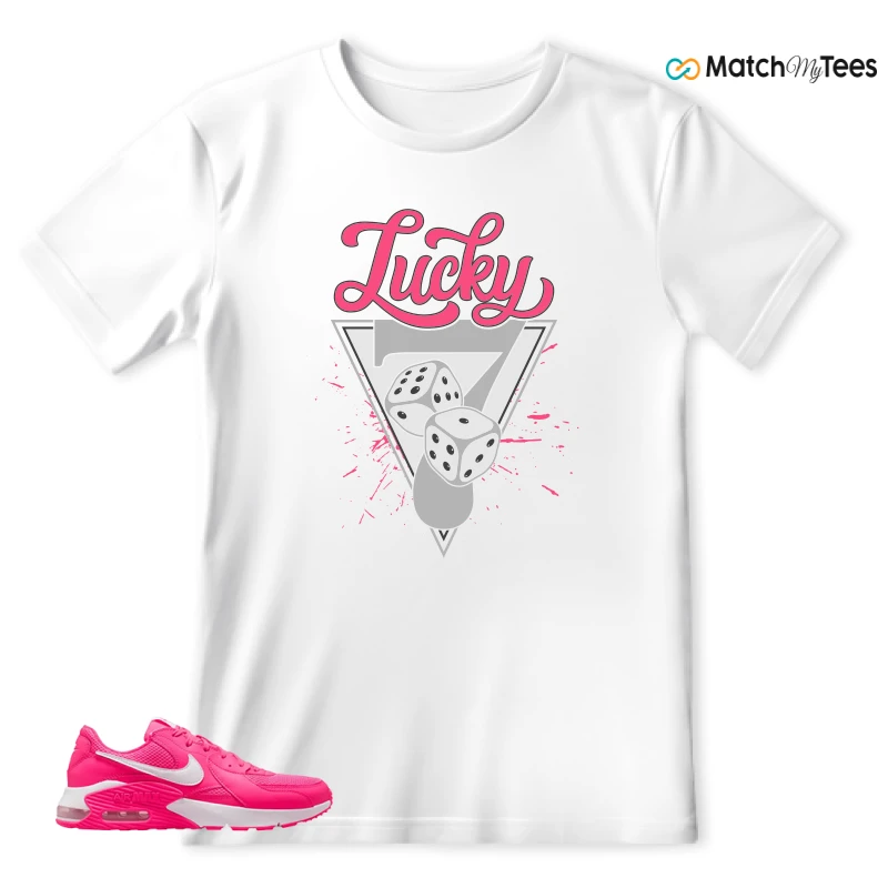 NIKE AIR MAX EXCEE BRIGHT PINK SNEAKER Matching Tees t-shirt