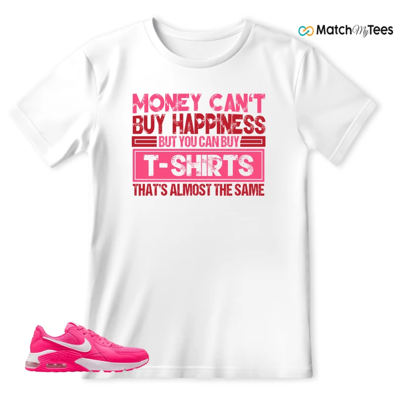NIKE AIR MAX EXCEE BRIGHT PINK SNEAKER Matching Tees t-shirt