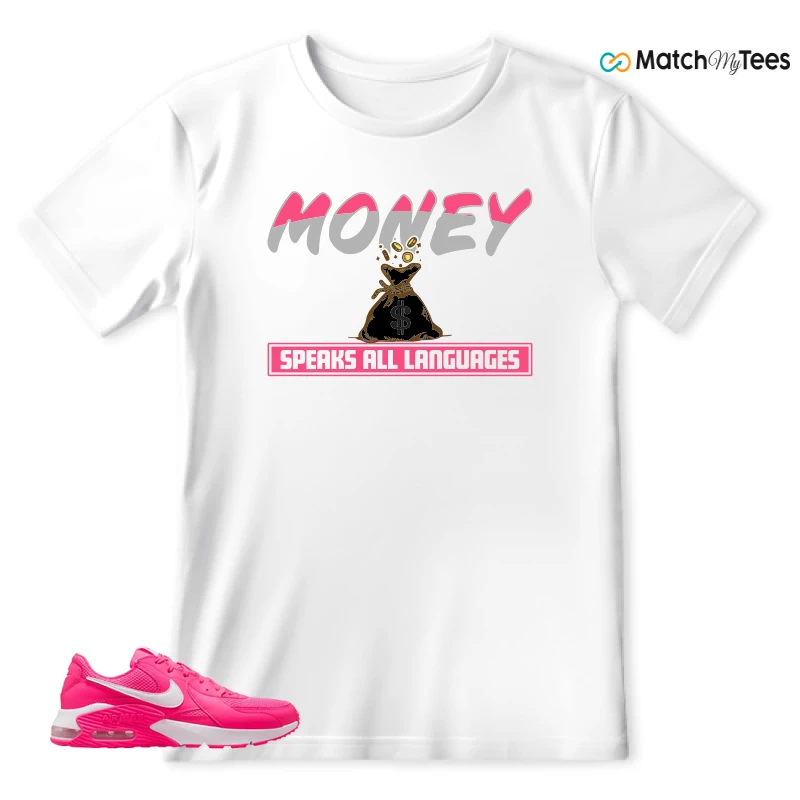 NIKE AIR MAX EXCEE BRIGHT PINK SNEAKER Matching Tees t-shirt