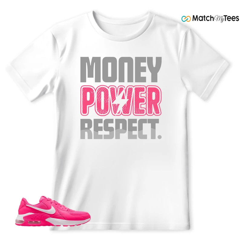 NIKE AIR MAX EXCEE BRIGHT PINK SNEAKER Matching Tees t-shirt