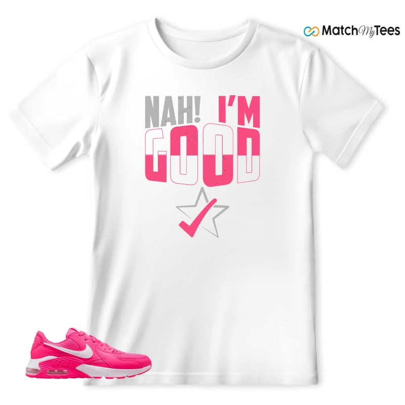 NIKE AIR MAX EXCEE BRIGHT PINK SNEAKER Matching Tees t-shirt