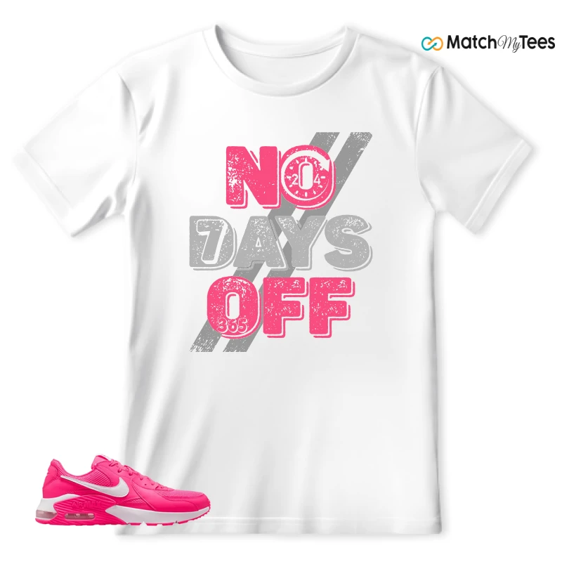 NIKE AIR MAX EXCEE BRIGHT PINK SNEAKER Matching Tees t-shirt