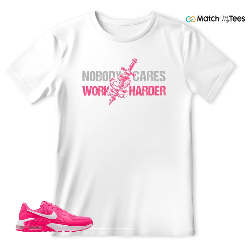 NIKE AIR MAX EXCEE BRIGHT PINK SNEAKER Matching Tees t-shirt