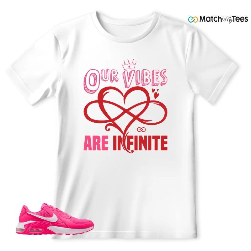 NIKE AIR MAX EXCEE BRIGHT PINK SNEAKER Matching Tees t-shirt
