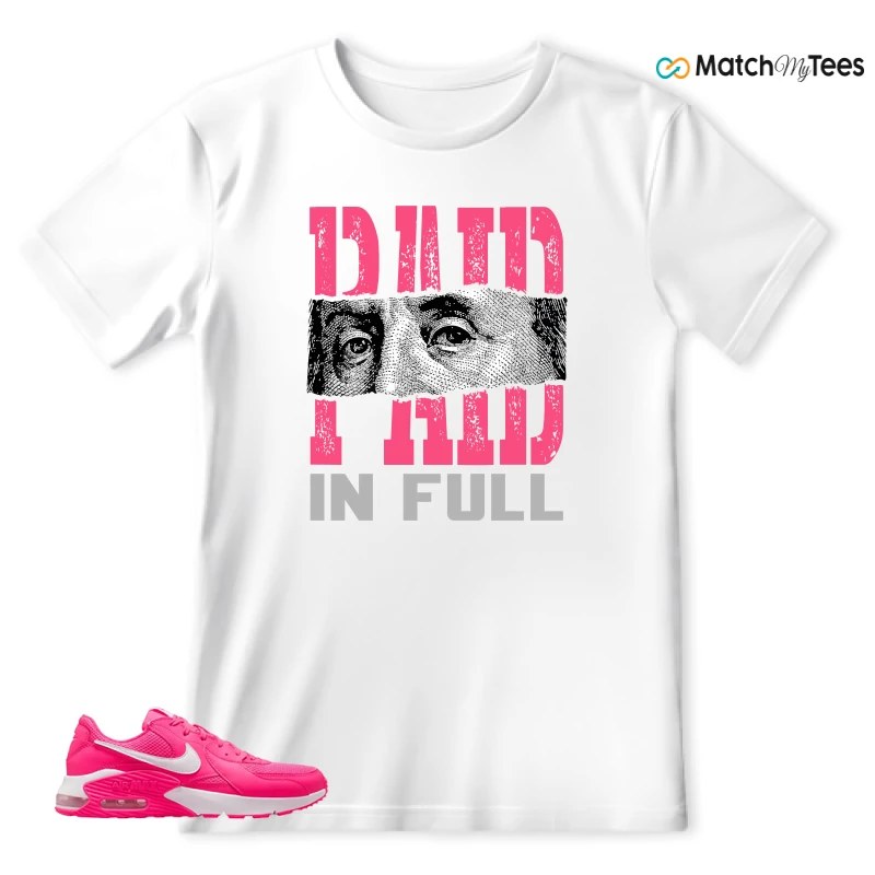 NIKE AIR MAX EXCEE BRIGHT PINK SNEAKER Matching Tees t-shirt