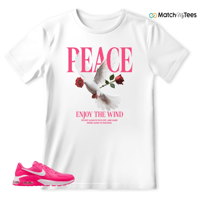 NIKE AIR MAX EXCEE BRIGHT PINK SNEAKER Matching Tees t-shirt