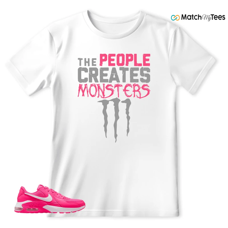 NIKE AIR MAX EXCEE BRIGHT PINK SNEAKER Matching Tees t-shirt