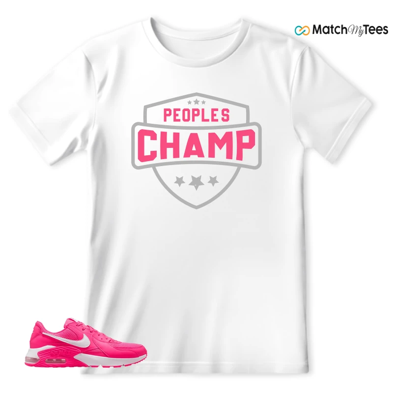 NIKE AIR MAX EXCEE BRIGHT PINK SNEAKER Matching Tees t-shirt