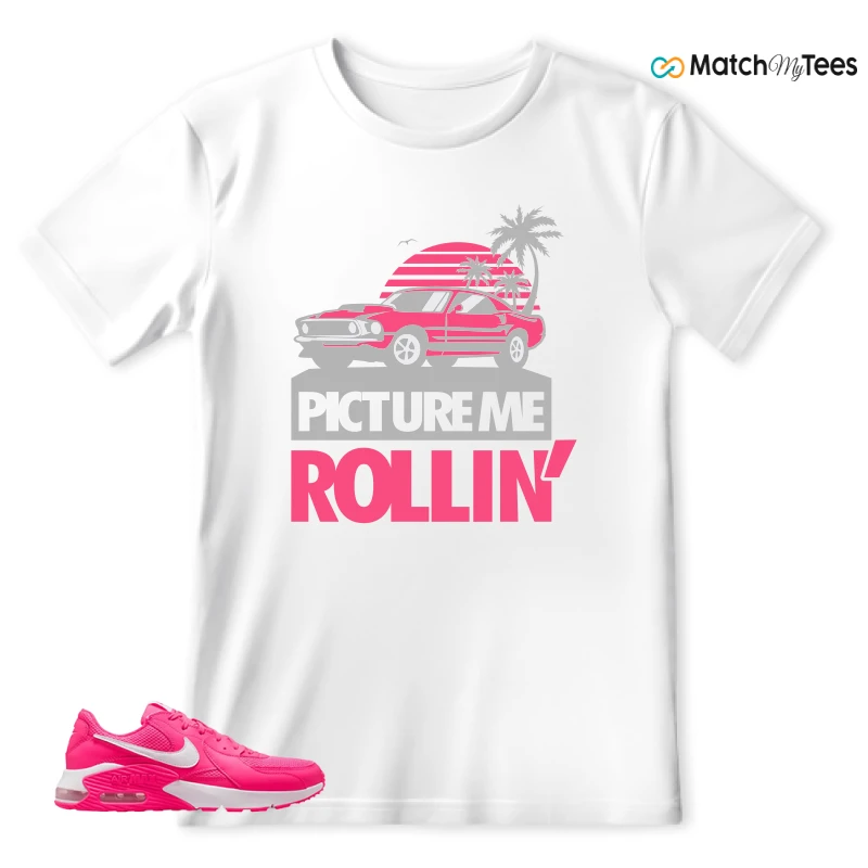 NIKE AIR MAX EXCEE BRIGHT PINK SNEAKER Matching Tees t-shirt