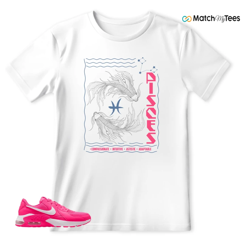 NIKE AIR MAX EXCEE BRIGHT PINK SNEAKER Matching Tees t-shirt