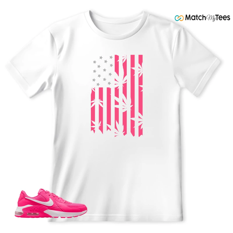 NIKE AIR MAX EXCEE BRIGHT PINK SNEAKER Matching Tees t-shirt