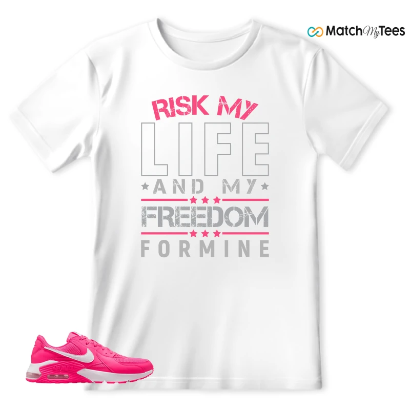 NIKE AIR MAX EXCEE BRIGHT PINK SNEAKER Matching Tees t-shirt