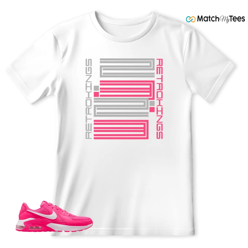 NIKE AIR MAX EXCEE BRIGHT PINK SNEAKER Matching Tees t-shirt