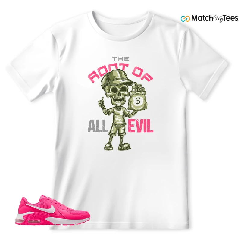 NIKE AIR MAX EXCEE BRIGHT PINK SNEAKER Matching Tees t-shirt