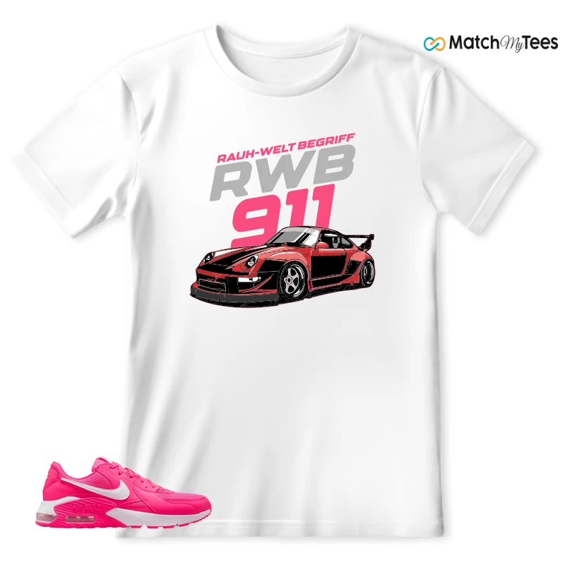 NIKE AIR MAX EXCEE BRIGHT PINK SNEAKER Matching Tees t-shirt