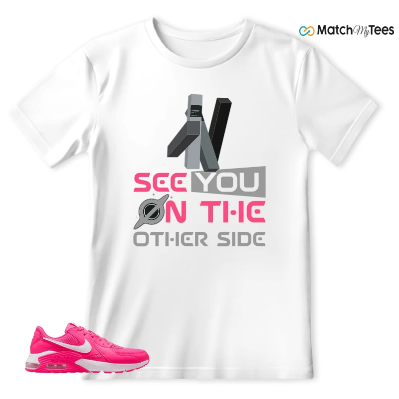 NIKE AIR MAX EXCEE BRIGHT PINK SNEAKER Matching Tees t-shirt
