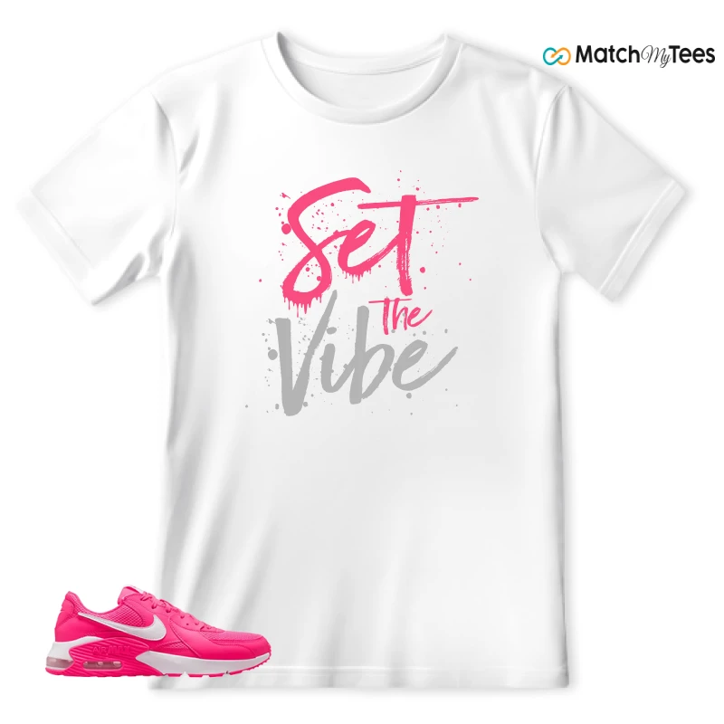 NIKE AIR MAX EXCEE BRIGHT PINK SNEAKER Matching Tees t-shirt