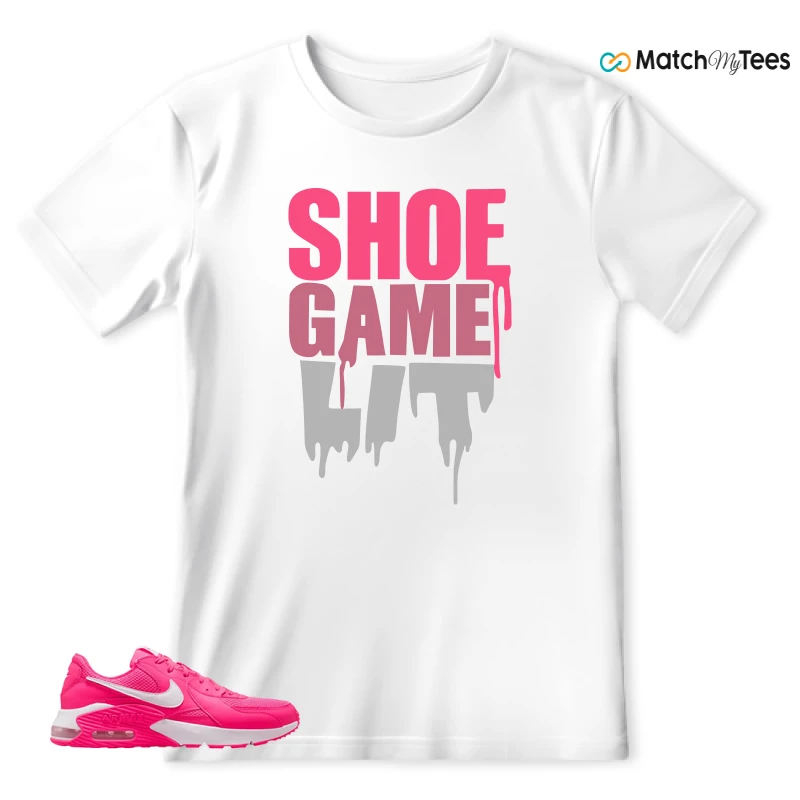 NIKE AIR MAX EXCEE BRIGHT PINK SNEAKER Matching Tees t-shirt